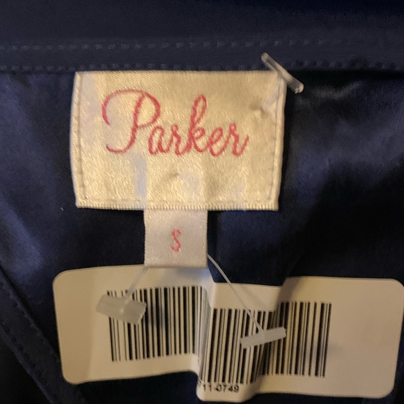 PARKER SILK RACER BACK MINI DRESS SIZE SMALL - Picture 5 of 9